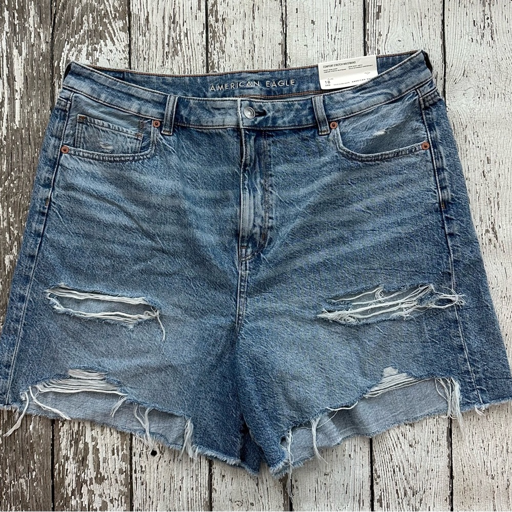 NWT AE Baggy Mom Shorts